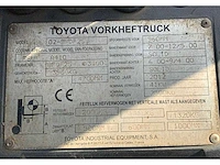2012 toyota 02-8fdf25 vorkheftruck - afbeelding 11 van  19