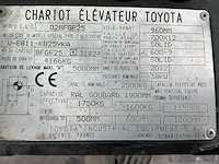 2012 toyota 028fgf25 vorkheftruck - afbeelding 2 van  2