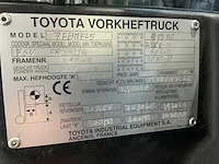 2012 toyota 7fbmf25 vorkheftruck - afbeelding 5 van  14