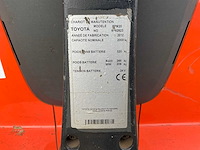 2012 toyota 8pm20 elektrische palletwagen - afbeelding 10 van  11