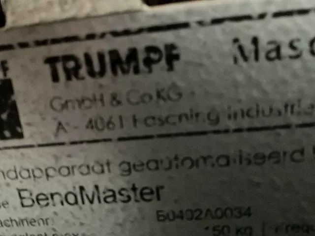2012 trumpf bendmaster - afbeelding 11 van  19