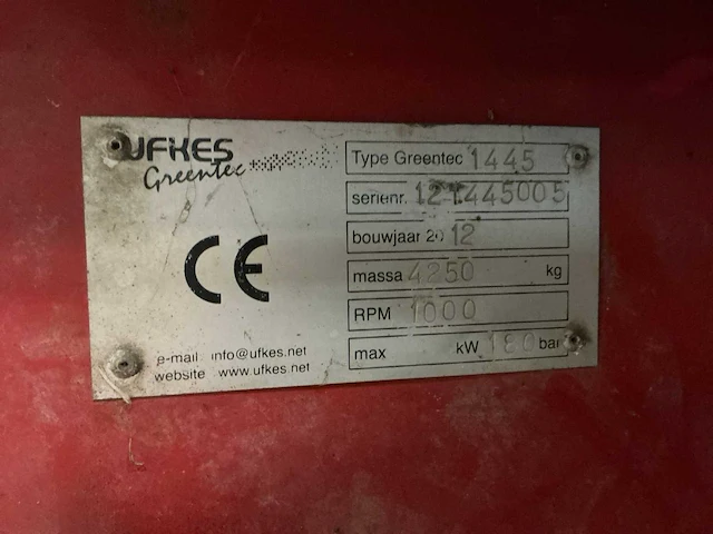 2012 ufkes greentec 1445 chipper met kraaninvoer “vredo” - afbeelding 4 van  23