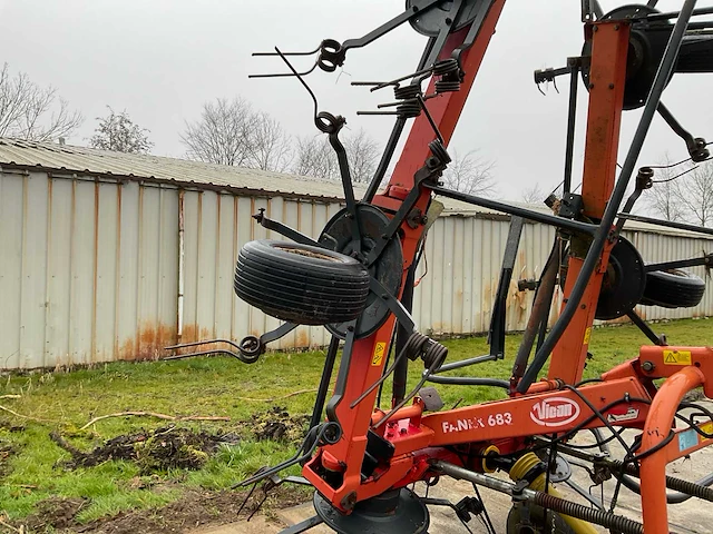 2012 vicon fanex 683 grasschudder - afbeelding 8 van  8