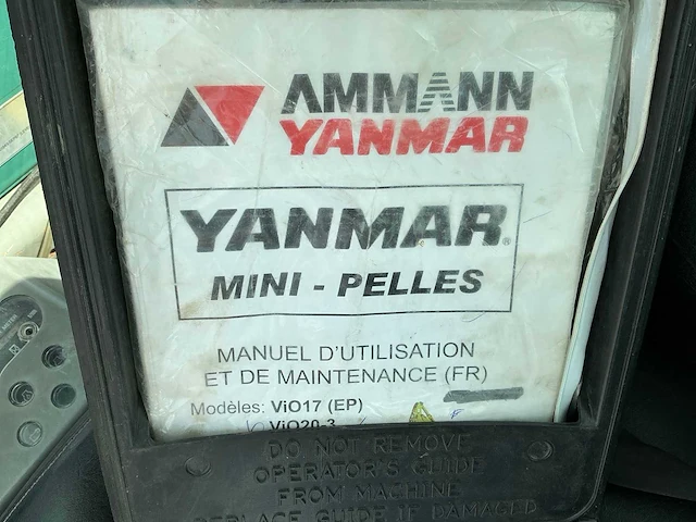 2012 yanmar vio 20-4 minigraafmachine - afbeelding 7 van  33