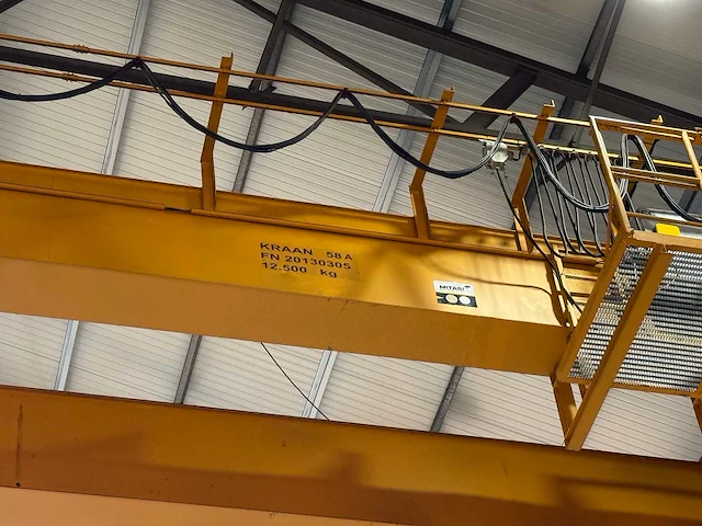 2013 - demag / bkrs - dl-20-12.5 - 12.500kg dubbelligger bovenloophalkraan - afbeelding 12 van  16