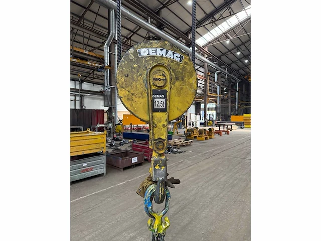 2013 - demag / bkrs - dl-20-12.5 - 12.500kg dubbelligger bovenloophalkraan - afbeelding 14 van  16