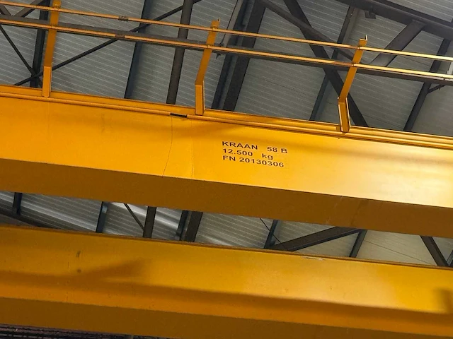 2013 - demag / bkrs - dl-20-12.5 - 12.500kg dubbelligger bovenloophalkraan - afbeelding 13 van  18