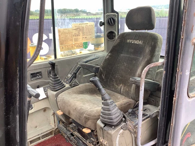 2013 - hyundai - r60-7 - minigraafmachine - afbeelding 6 van  15