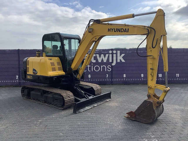 2013 - hyundai - r60-7 - minigraafmachine - afbeelding 8 van  15