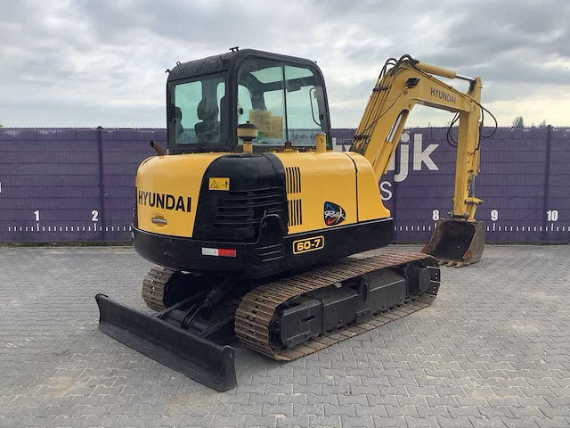 2013 - hyundai - r60-7 - minigraafmachine - afbeelding 9 van  15