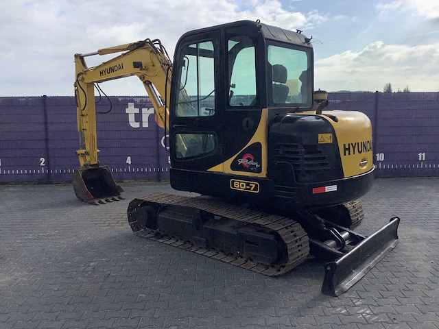 2013 - hyundai - r60-7 - minigraafmachine - afbeelding 10 van  15