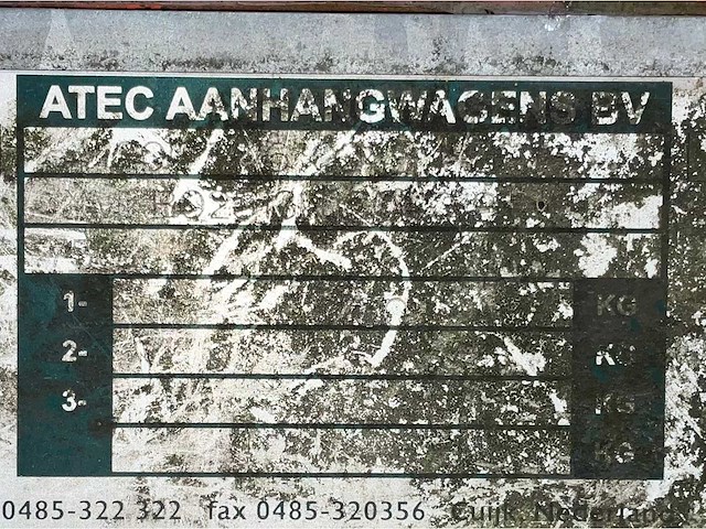 2013 atec eo1300 aanhangwagen - afbeelding 7 van  15