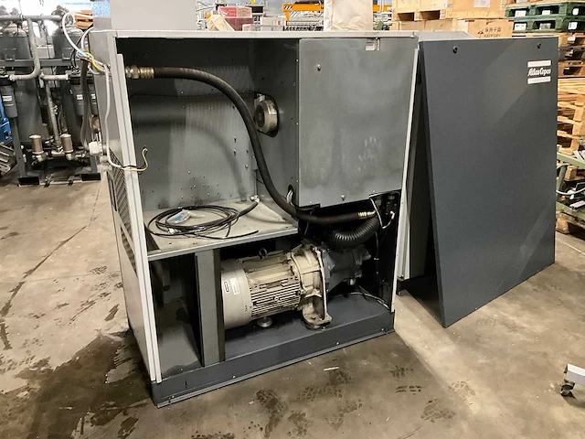2013 atlas copco ga18+ / cd70+ schroefcompressor met luchtdroger - afbeelding 4 van  19