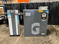 2013 atlas copco ga18+ / cd70+ schroefcompressor met luchtdroger - afbeelding 1 van  19