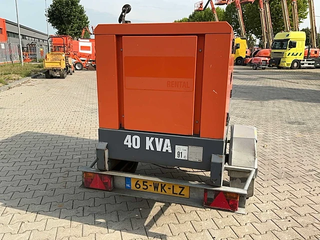 2013 atlas copco qas 40 stroom aggregaat aanhangwagen - afbeelding 10 van  15