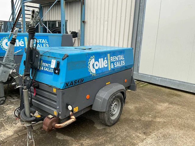 2013 atlas copco xas97 compressor aanhangwagen - afbeelding 1 van  16