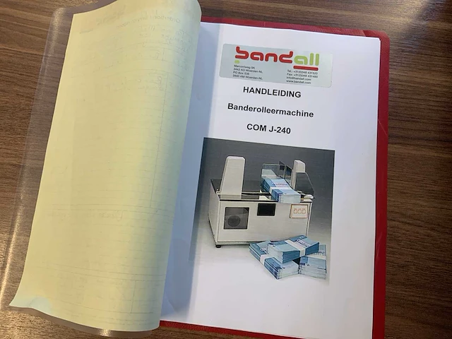 2013 bandall com j-240 banderolleermachine - afbeelding 9 van  18