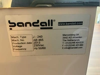 2013 bandall com j-240 banderolleermachine - afbeelding 10 van  18