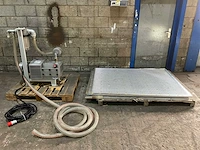 2013 becker kvt3100 vacuümpomp v.v. aluminum vacuümbed 182x136cm - afbeelding 1 van  9