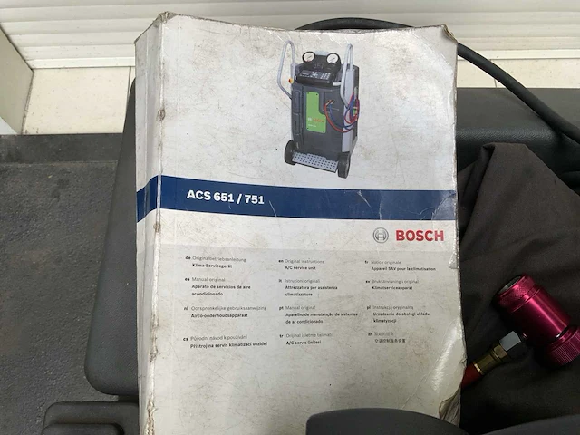 2013 bosch acs 651 airco test- en vulapparaat - afbeelding 5 van  7