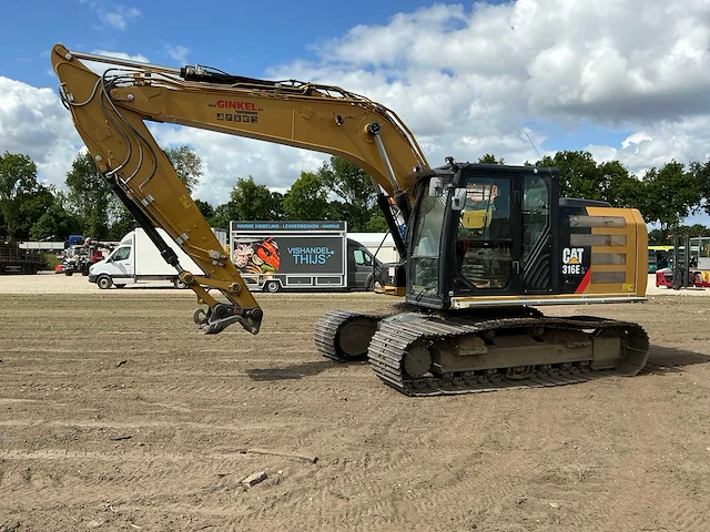 2013 caterpillar 316el rupsgraafmachine - afbeelding 12 van  38