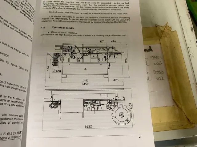2013 cehisa bryko p plus kantaanlijmmachine - afbeelding 7 van  15