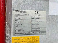 2013 conecranes 8.0t bovenloophalkraan - afbeelding 15 van  15
