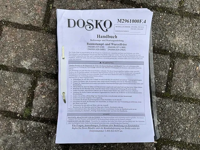 2013 dosko 337-13h grondfrees stobbenfrees - afbeelding 16 van  18