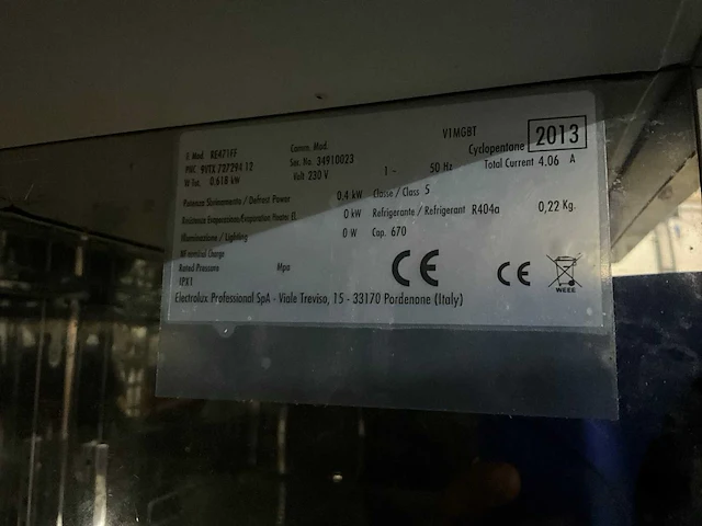 2013 electrolux re471ff rvs vrieskast - afbeelding 7 van  7