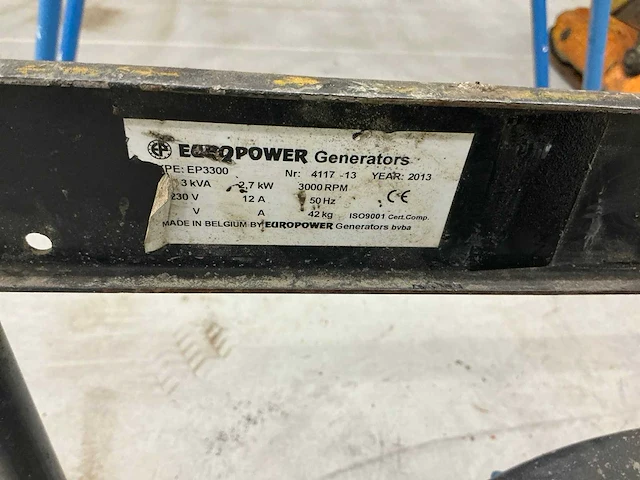 2013 europower ep 3000 stroomgenerator - afbeelding 6 van  6