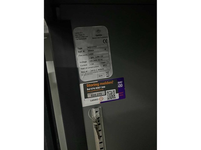 2013 gamko mg2/275g glasdeur barkoeling - afbeelding 6 van  6