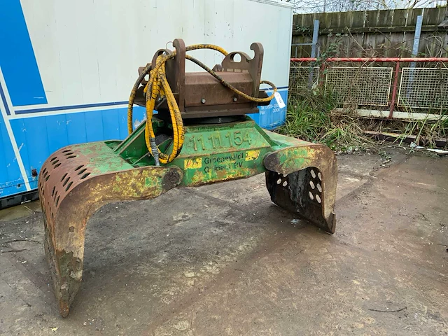 2013 groeneveldt 900 snelwissel roterende hydraulische sorteergrijper - afbeelding 2 van  3