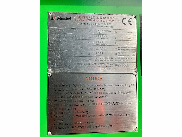 2013 grondpomp met hydraulische powerpack / engine 2 x deutz tcd 2015 v6 - afbeelding 6 van  20