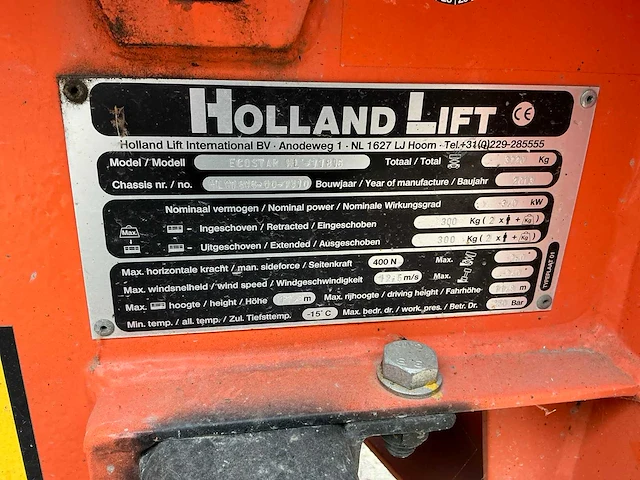 2013 holland lift ecostar hl - 11816 hoogwerker - afbeelding 14 van  28
