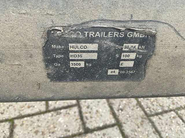 2013 hulco medax-3 aanhangwagen - afbeelding 2 van  14