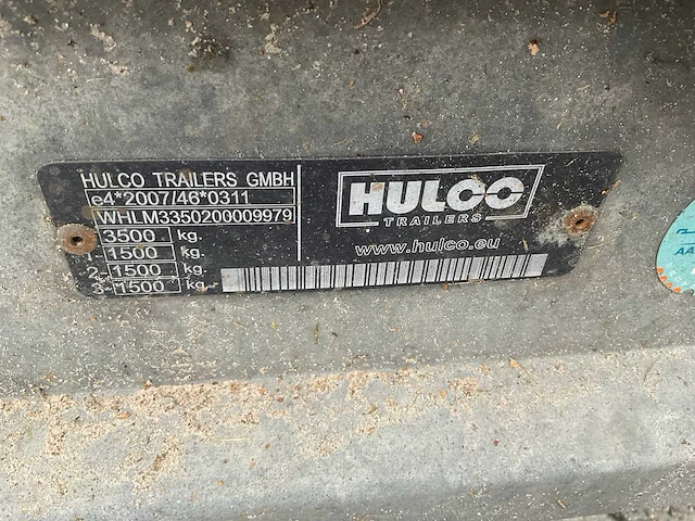 2013 hulco medax-3 aanhangwagen - afbeelding 14 van  14