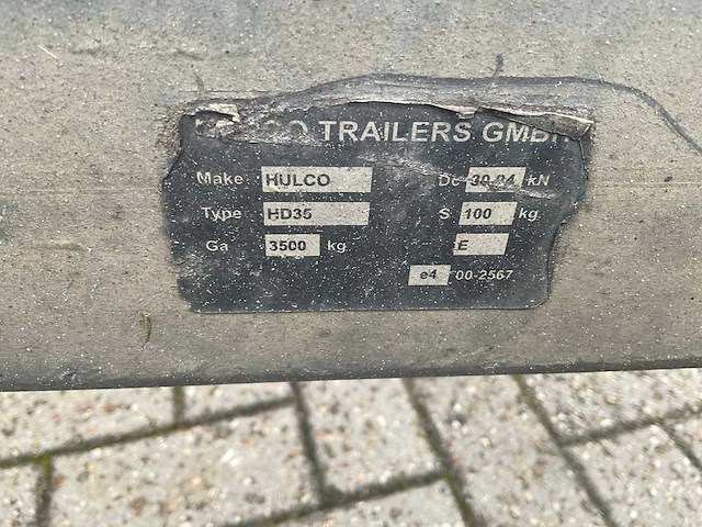 2013 hulco medax-3 aanhangwagen - afbeelding 2 van  14