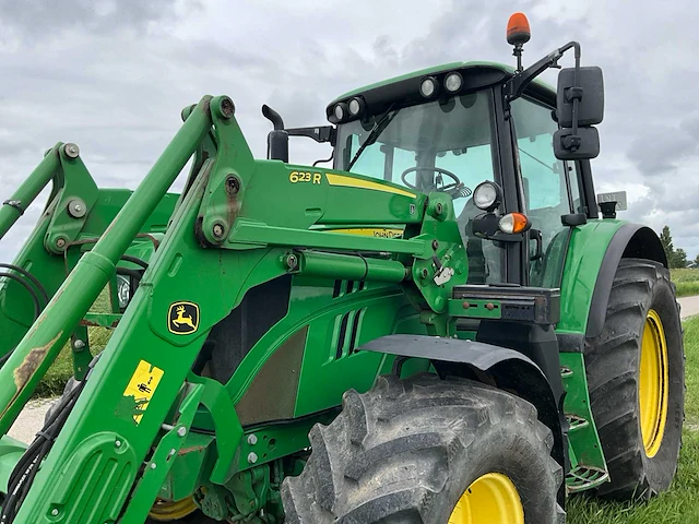 2013 john deere 6130m vierwielaangedreven landbouwtractor met voorlader - afbeelding 3 van  43