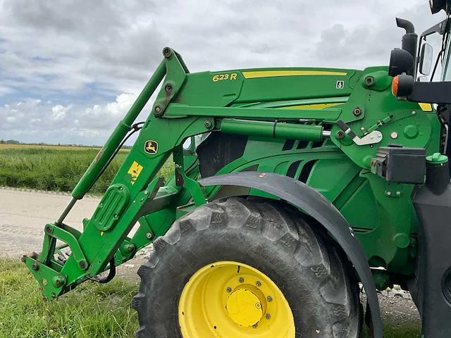 2013 john deere 6130m vierwielaangedreven landbouwtractor met voorlader - afbeelding 6 van  43
