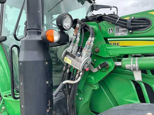 2013 john deere 6130m vierwielaangedreven landbouwtractor met voorlader - afbeelding 10 van  43