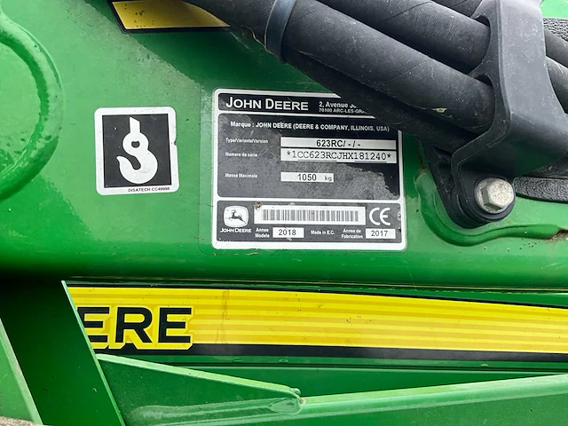2013 john deere 6130m vierwielaangedreven landbouwtractor met voorlader - afbeelding 11 van  43
