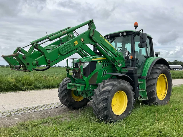 2013 john deere 6130m vierwielaangedreven landbouwtractor met voorlader - afbeelding 12 van  43