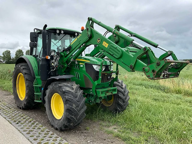 2013 john deere 6130m vierwielaangedreven landbouwtractor met voorlader - afbeelding 34 van  43