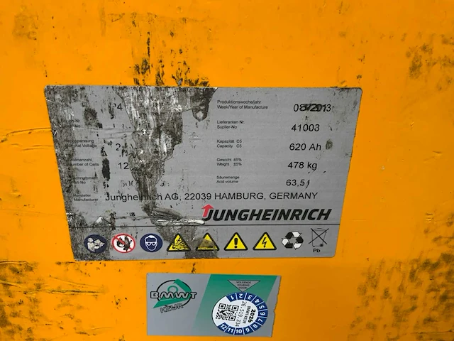 2013 jungheinrich eks110z280zz orderpicker - afbeelding 2 van  14