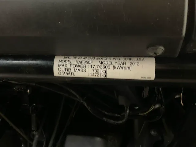 2013 kawasaki mule 4010 kaf950f utility voertuig - afbeelding 10 van  18