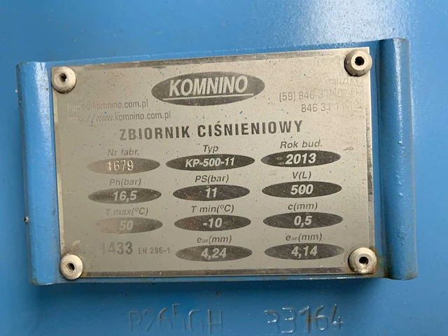 2013 komnino kp-500-11 buffertank - 500 ltr. - afbeelding 4 van  4