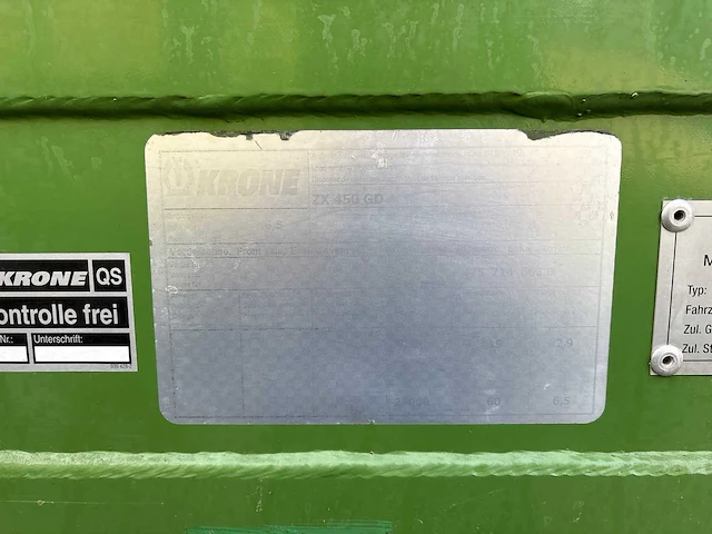 2013 krone zx 450 opraapwagen - afbeelding 30 van  47