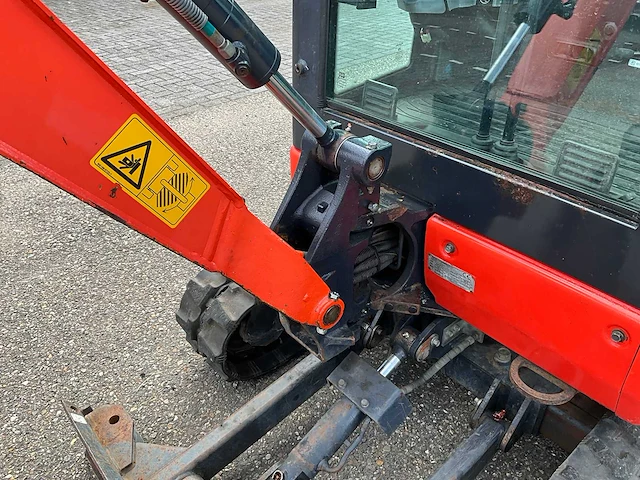 2013 kubota kx016-4 minigraafmachine - afbeelding 14 van  32