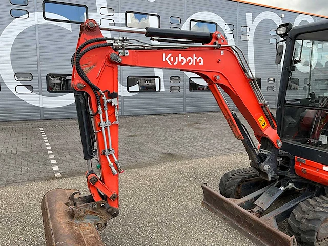 2013 kubota kx61-3 minigraafmachine - afbeelding 8 van  30