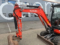 2013 kubota kx61-3 minigraafmachine - afbeelding 8 van  30